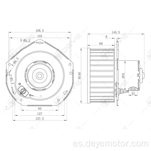 Motor del ventilador del aire acondicionado automático para FORD TAURUS